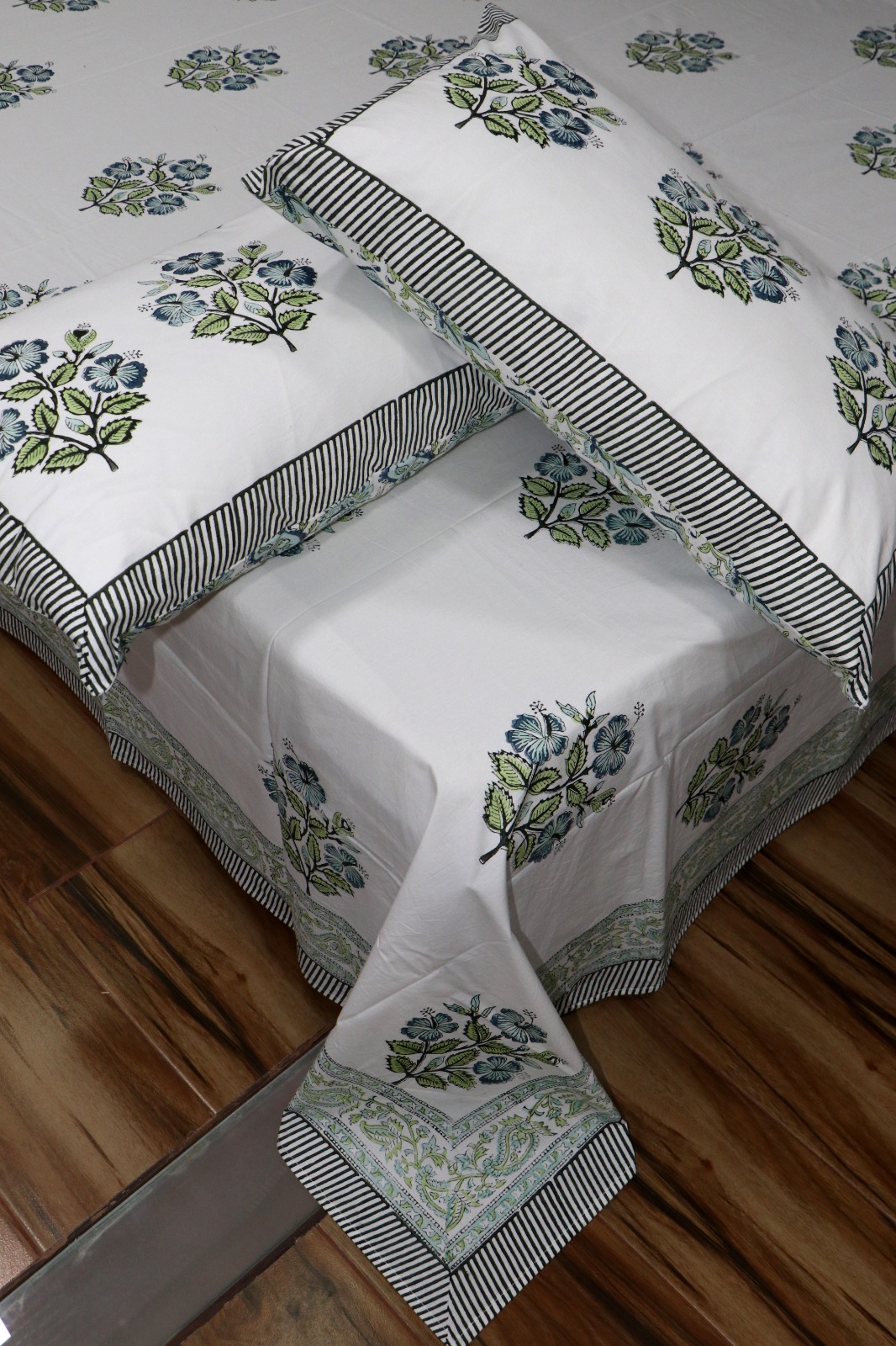 Hand Block Printed Bedsheets